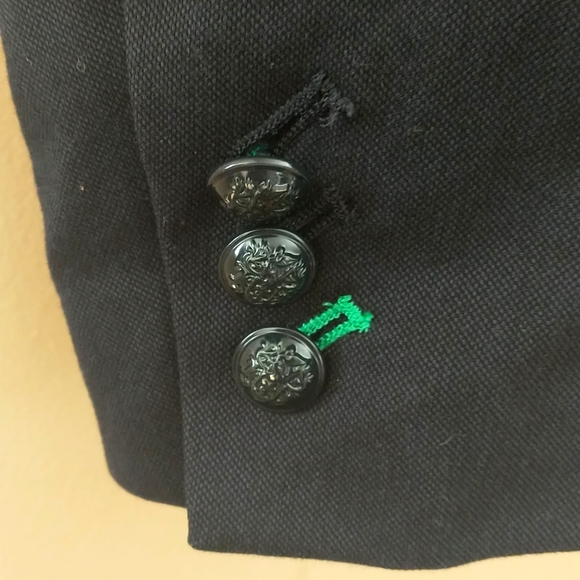 Navy blue GAP The Academy Blazer, green and pinstripe lining, size 4, like new! - Picture 4 of 10